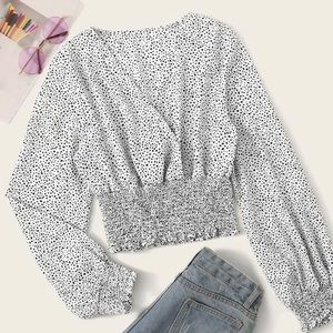 SHEIN Dalmatian Blouse